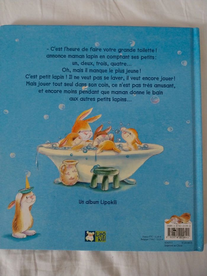 Au bain, petit lapin! De lipokili - photo numéro 2