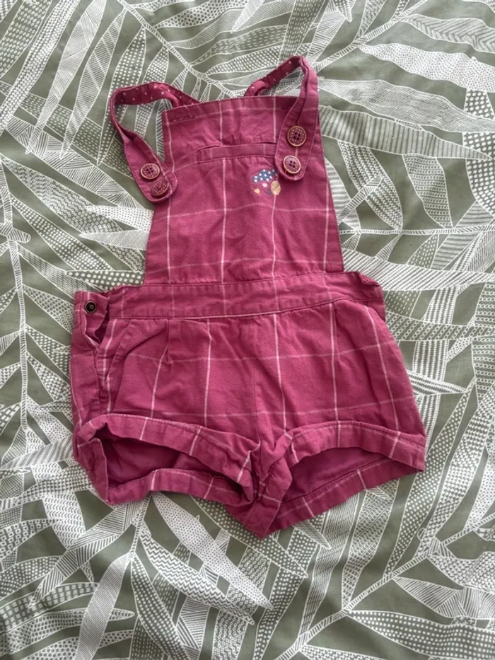 Salopette short fille