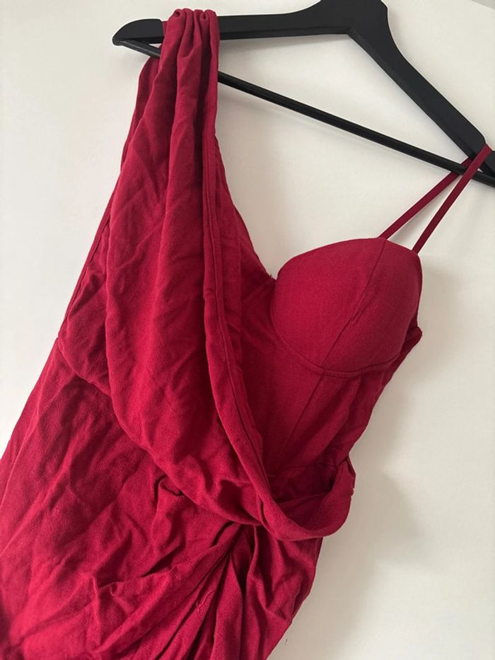 Robe longue rouge foncé Shein - photo numéro 2