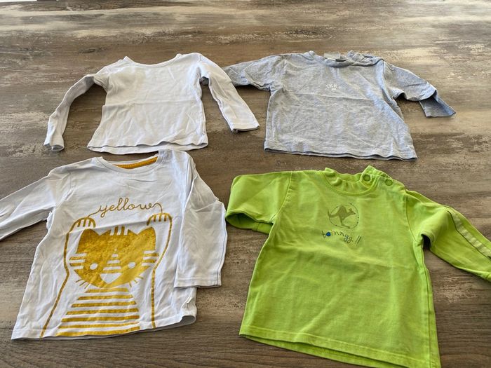 Lot 18 mois polo bebe unisexe garçon ou fille