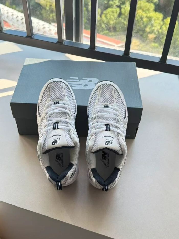 New Balance 530 White Silver Navy- Taille 39.5 - photo numéro 8