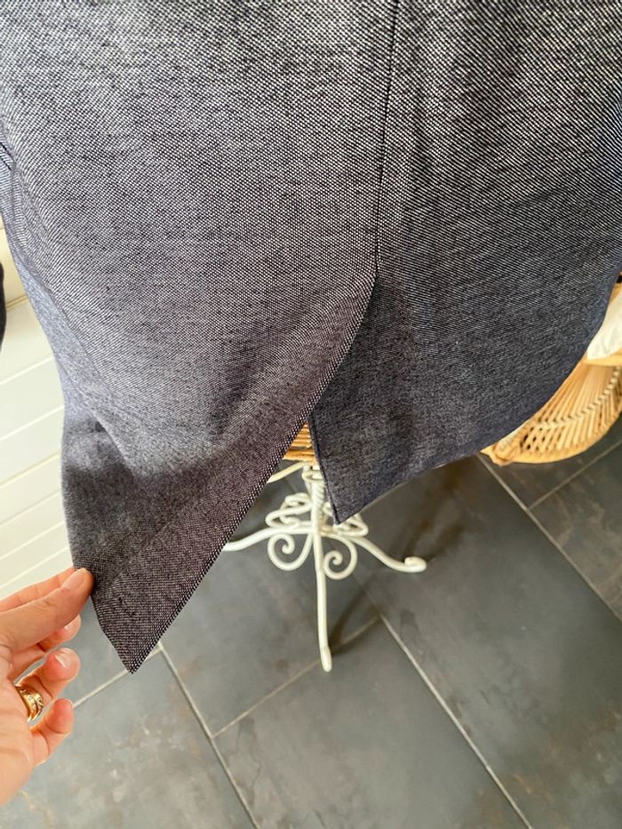 Blazer H&M bleu marine chiné taille 38/40 - photo numéro 7