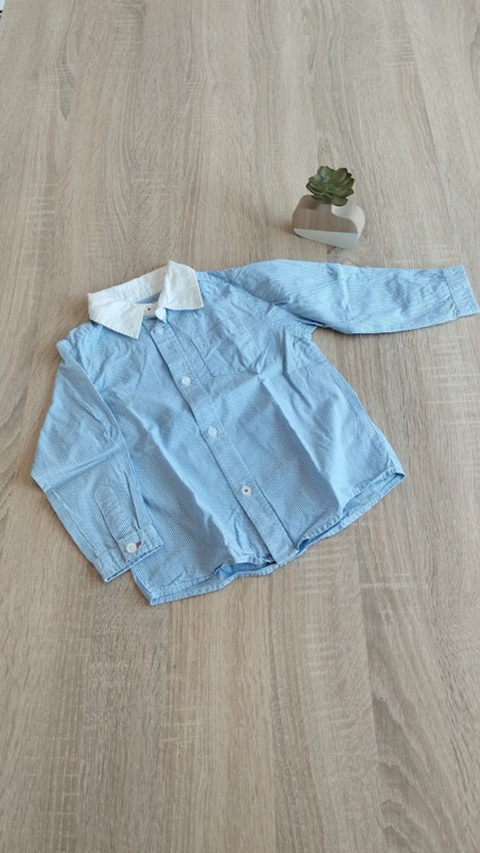 Chemise col blanc