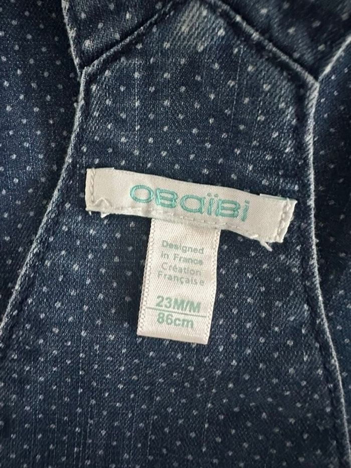 Salopette obaibi- bébé fille - taille 23 mois 86 cm - photo numéro 8