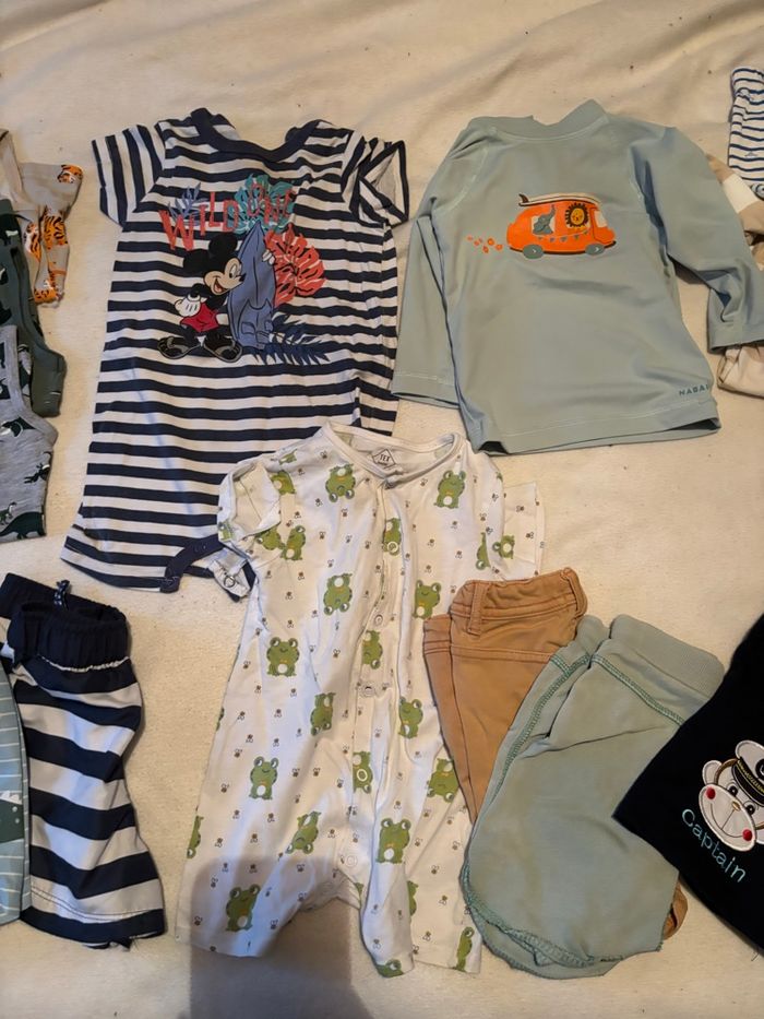 Lot vêtement garçon été 9-12 mois - photo numéro 3