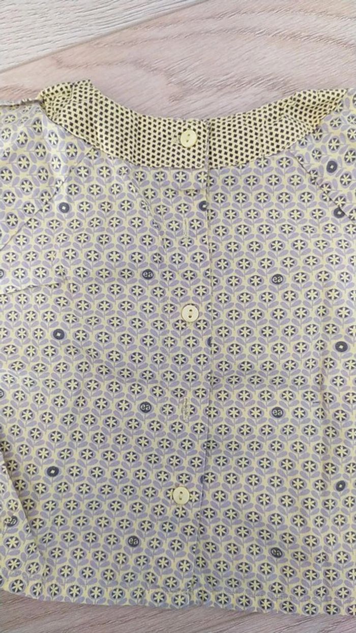 Chemisier manches longues jaune 3 mois - photo numéro 5