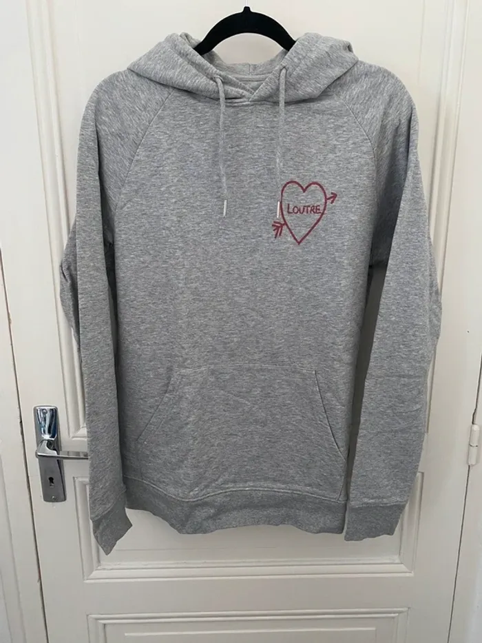 Sweat à capuche gris Stanley/Stella