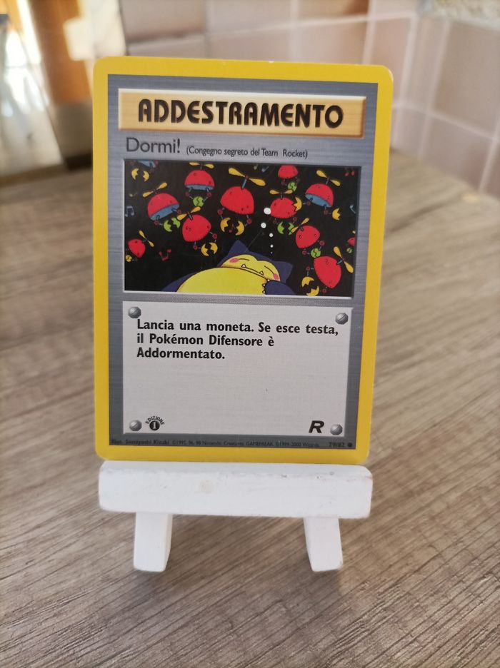 Carte Pokemon Rocket Administrateur 79/82 1ere edition 1995