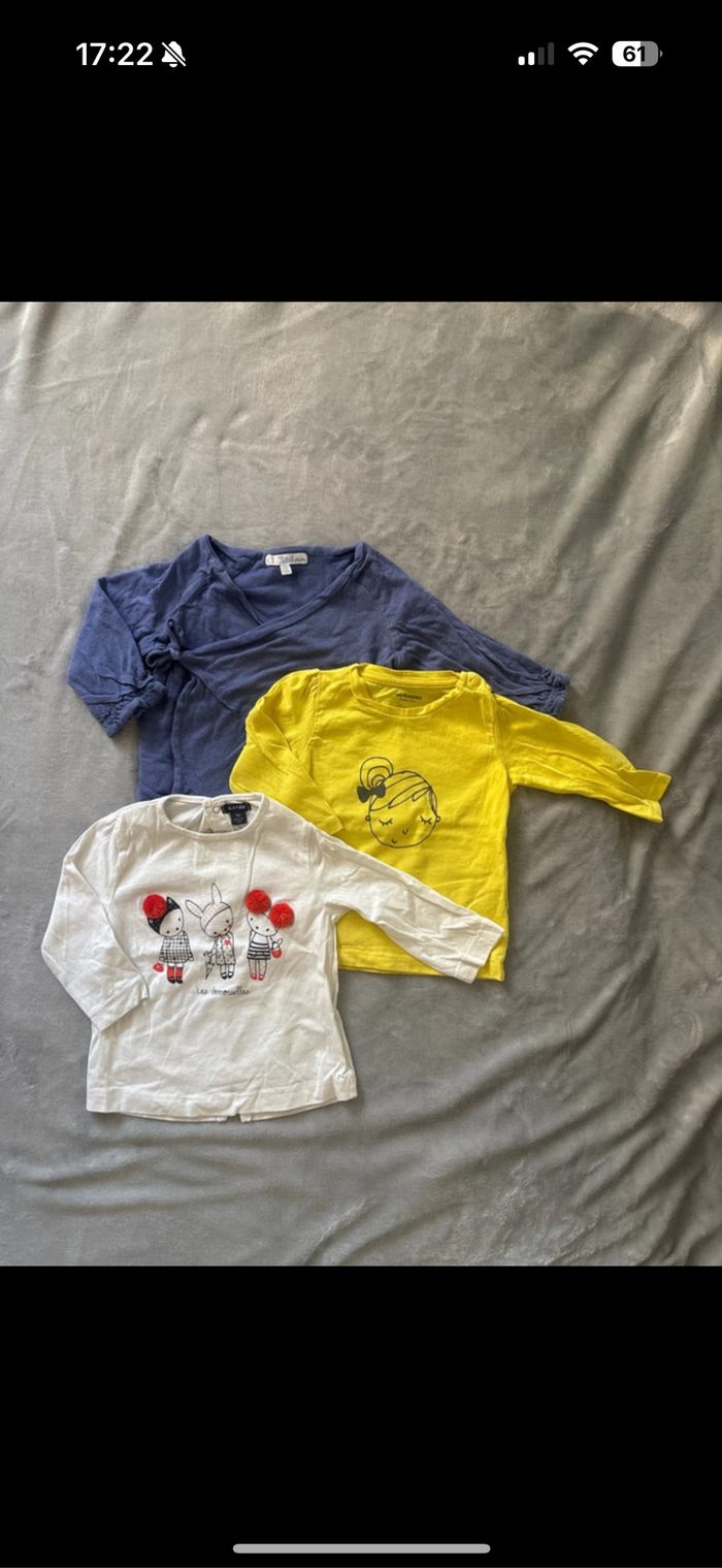 3 t-shirt 9 mois