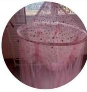 Ciel de lit rose