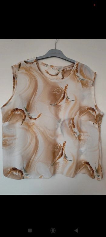 Top sans manches en voile taille 50