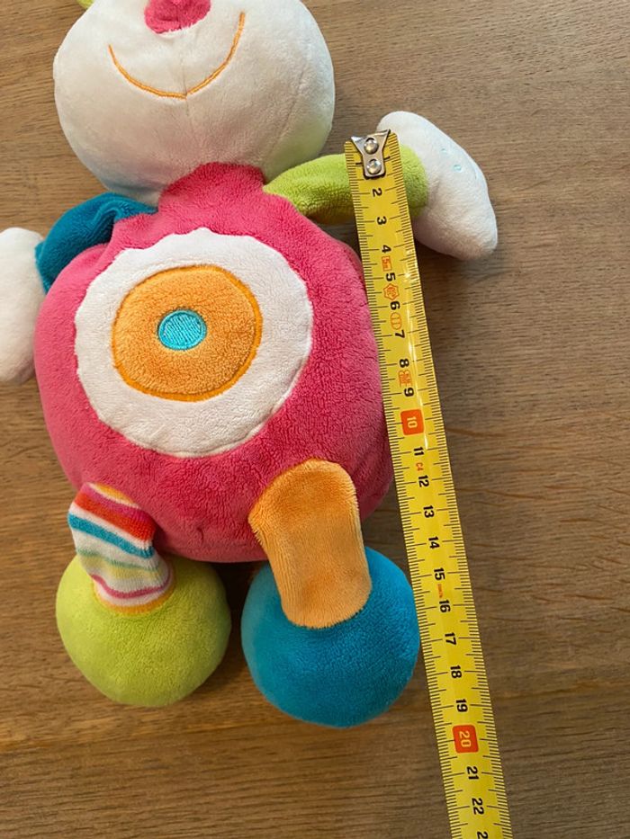 Lapin coloré en velours BabySun - photo numéro 12