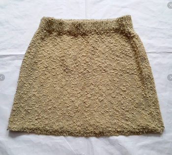 Mini jupe moutarde Rohina taille S