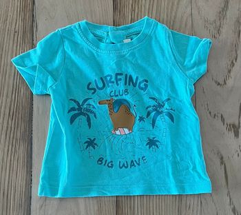 Tee-shirt garçon 3 mois – Du Pareil Au Même – Bleu