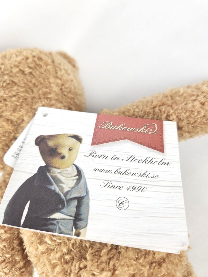 Peluche Ourson Bukowski - "Nobody is Perfect" - 25 cm Neuf - photo numéro 9