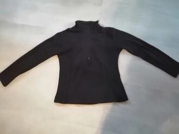 polaire noire taille M Quechua Décathlon