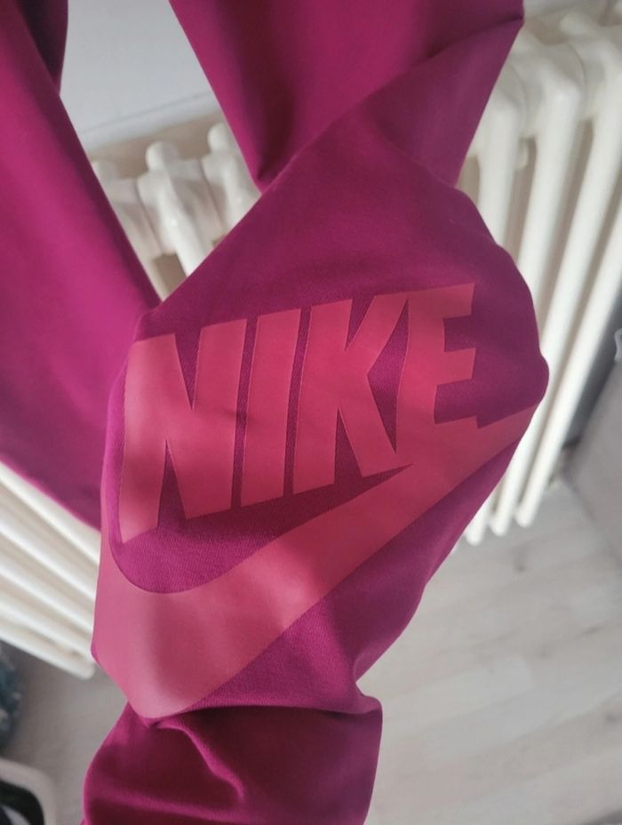 Pantalon legging Nike bordeaux rose - photo numéro 3