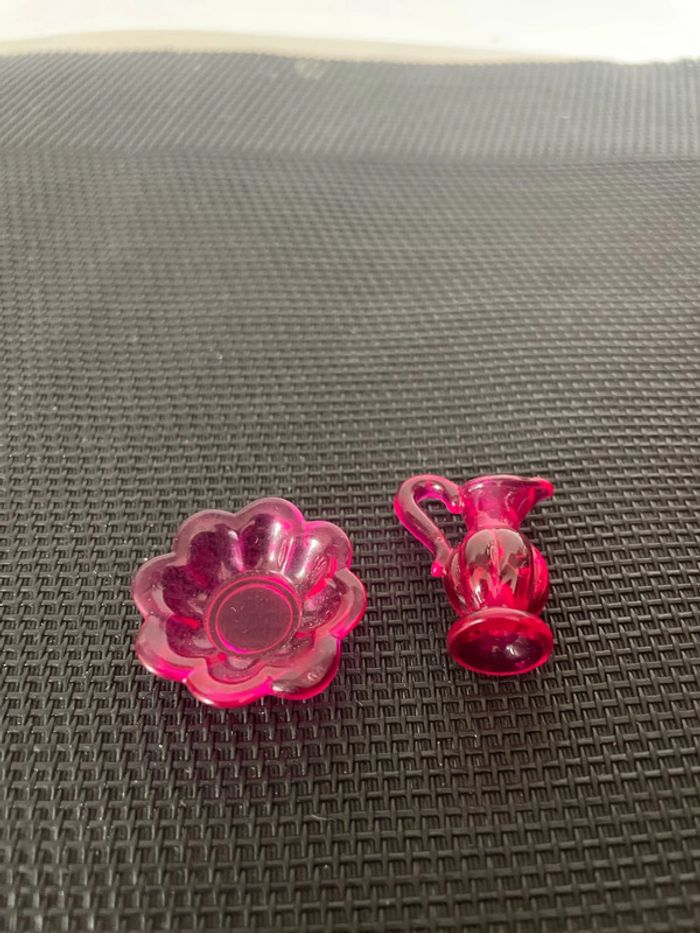 Playmobil vasque + cruche carafe mauves salle de bain maison traditionnelle 1900 belle époque - photo numéro 2