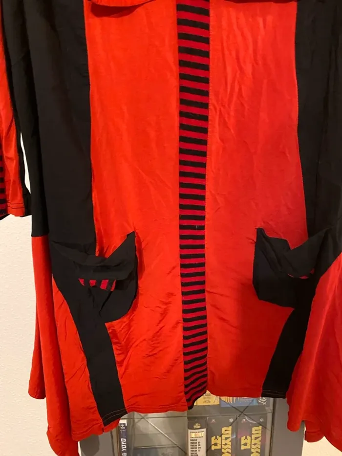 superbe tunique robe asymétrique Clein d’Oeil taille 50/52 - photo numéro 4