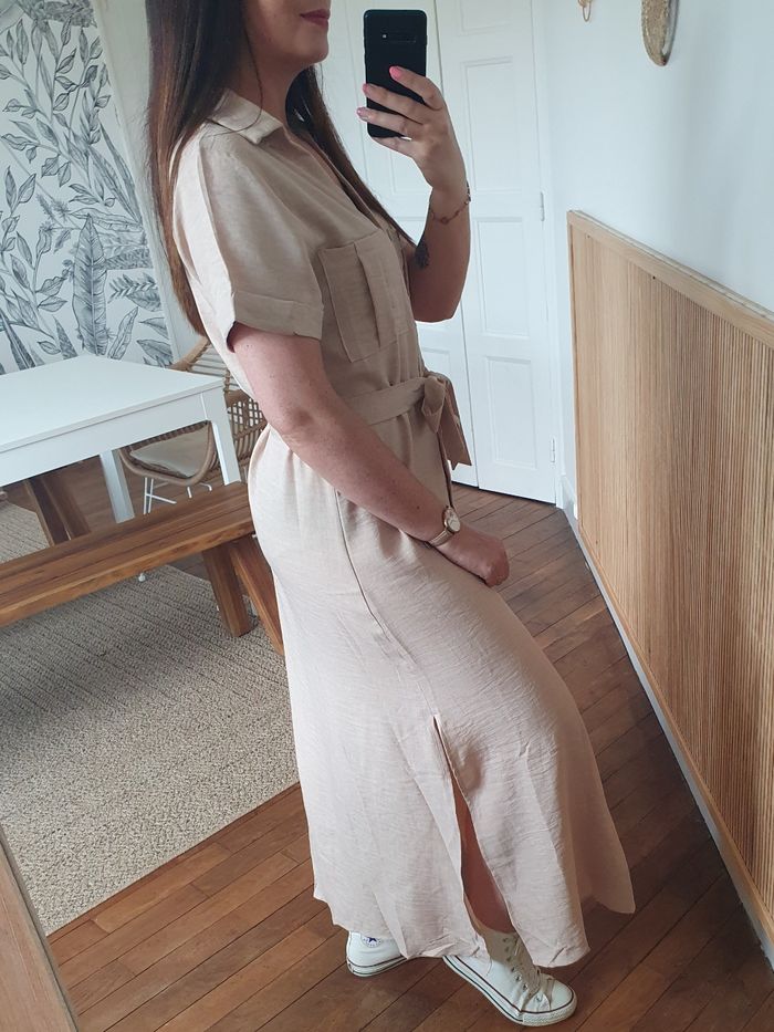 Robe longue Seychelles beige effet lin
Taille S/M - photo numéro 4