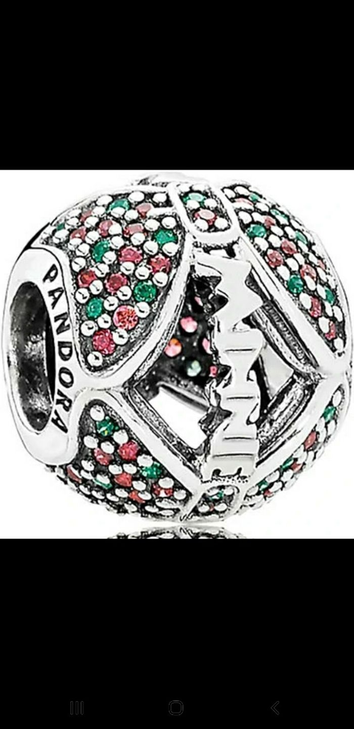 Charm Pandora >< Disney Parks Minnie Holiday Bow 2015 - Édition Limitée - photo numéro 8