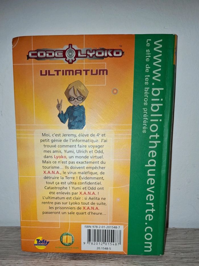 Livre code lyoko - photo numéro 2