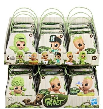 Une boîte Marvel I Am Groot Collection de figurines