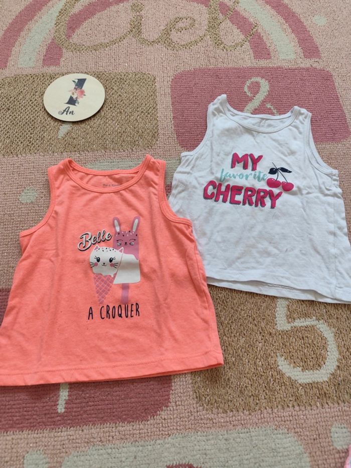 Lot t-shirts été 12 mois - photo numéro 2