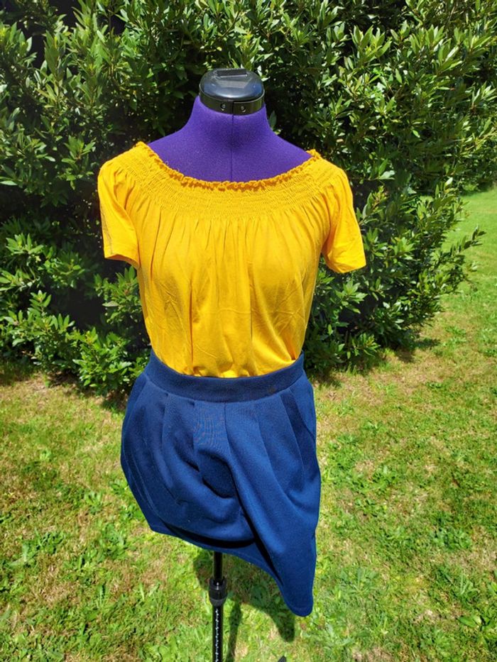 T-shirt jaune moutarde - photo numéro 3