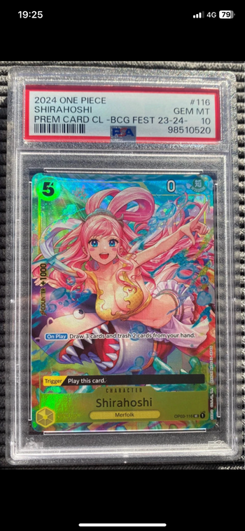 Carte One Piece PSA 10