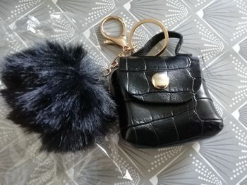 Trop canon 🌸 porte clé porte monnaie et pompon NEUF