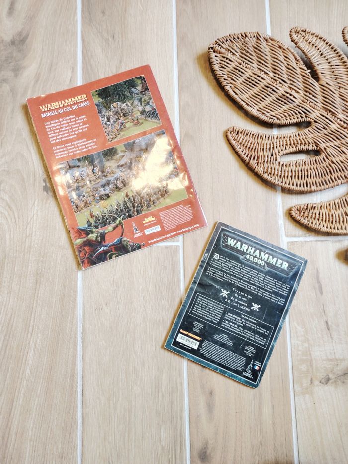 🪖Lot de 2 livres Bataille au col du crâne et Livre de règles 40000k marque Warhammer games workshop - photo numéro 2