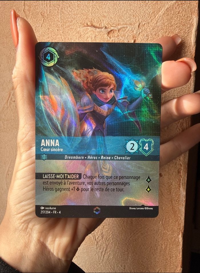 Carte Lorcana Anna Enchantée - photo numéro 3