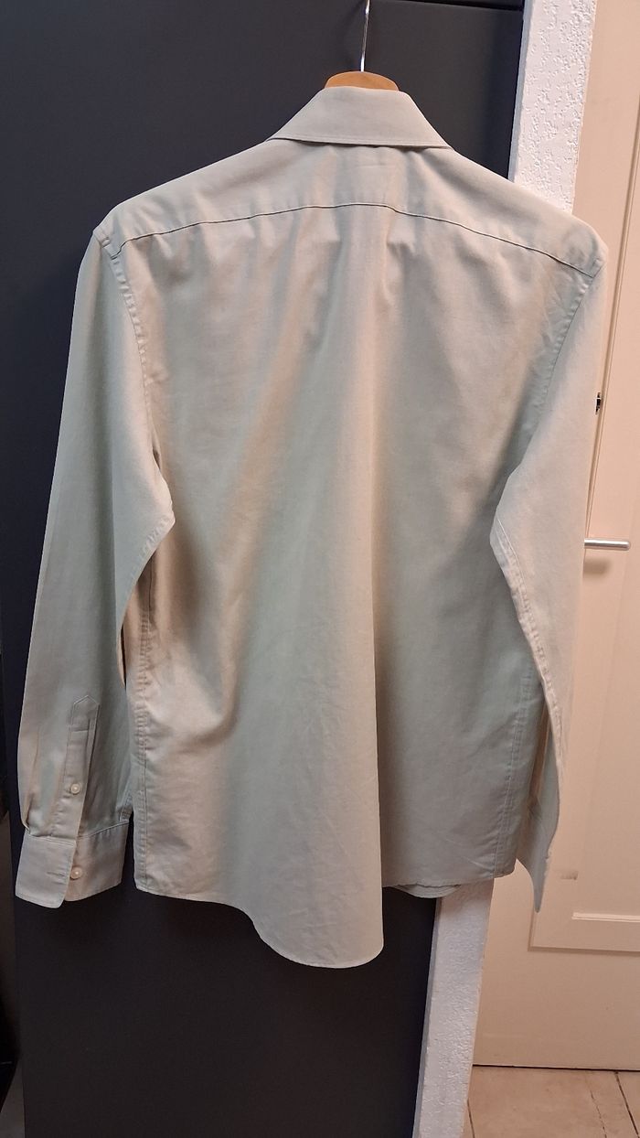 Chemise Zara homme vert clair taille S regular fit - photo numéro 5