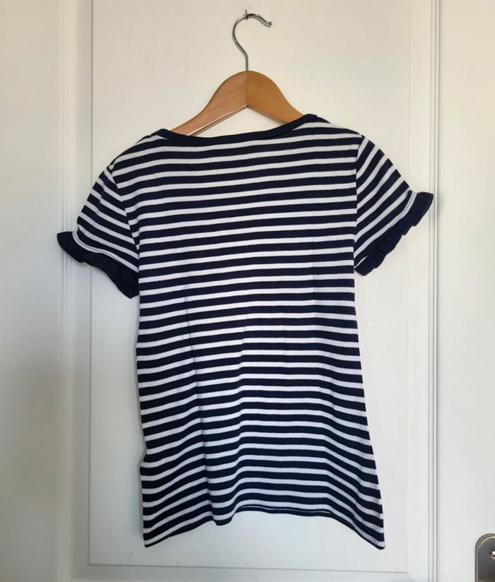 T-shirt marinière Ralph Lauren 10 ans comme neuf Prix Ferme - photo numéro 3