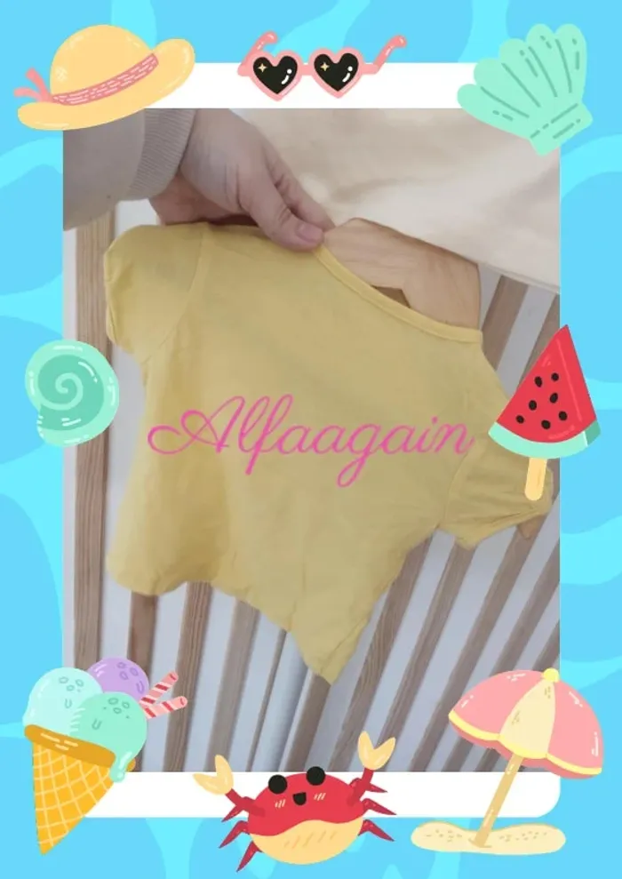 Lot t-shirts fille 6mois neufs - photo numéro 14