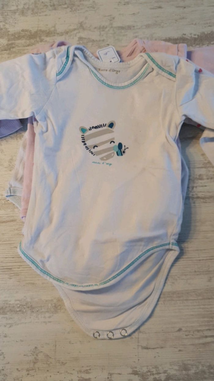 Lot de 12 bodies 12 mois - photo numéro 5