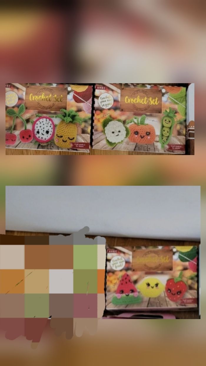 Lot de 3 kits crochet