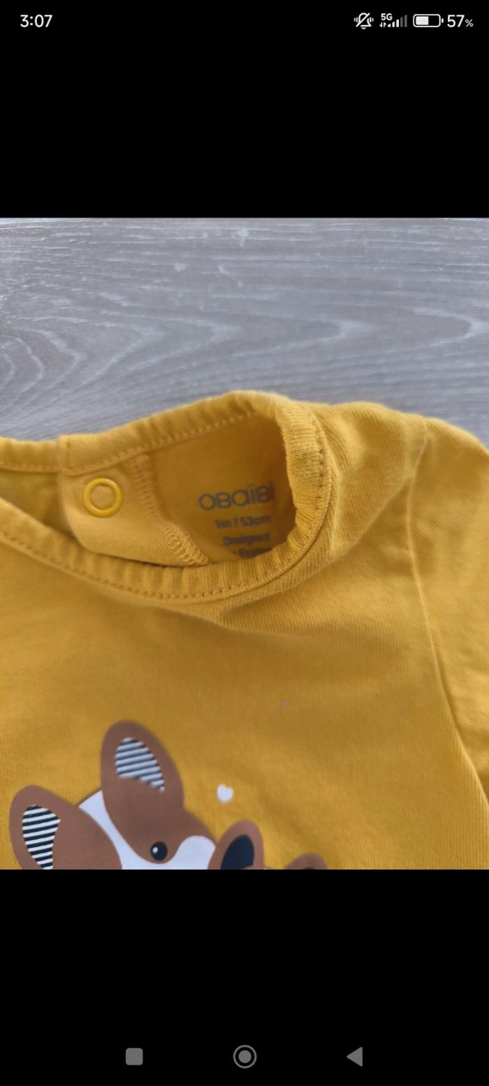 Pyjama taille 1 mois - photo numéro 3