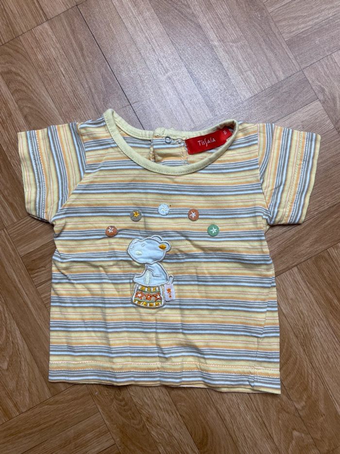 T-Shirt à manches courtes Tissaia 1 mois