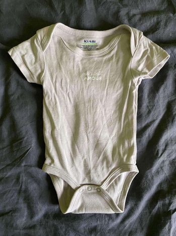 Body manches courtes bébé mixte, taille 3 mois