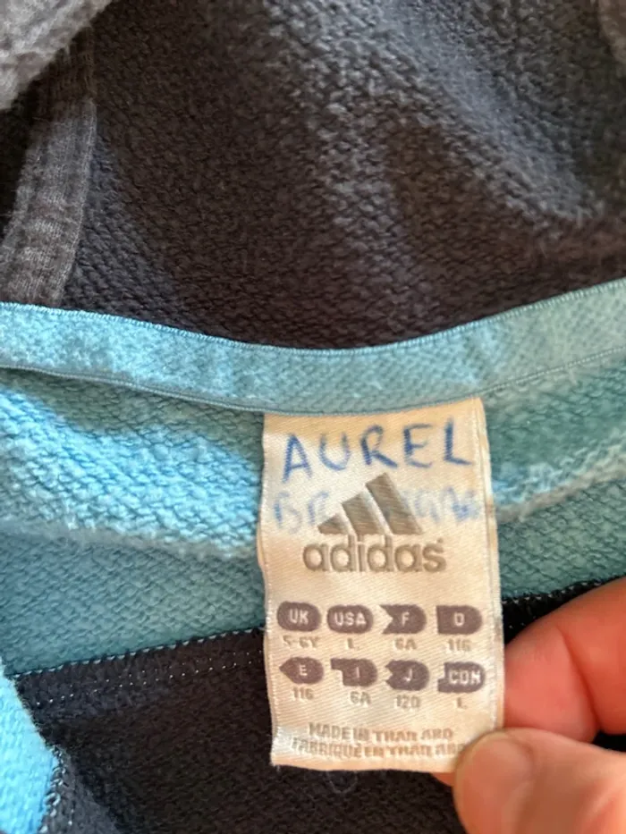 Gilet adidas bleu - photo numéro 3