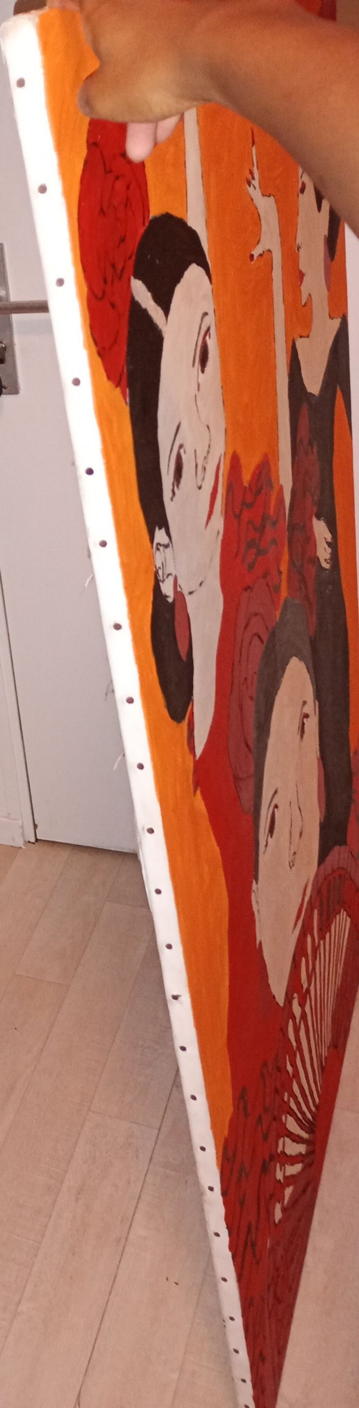 Grande peinture sur toile danseuse espagnoles - photo numéro 2