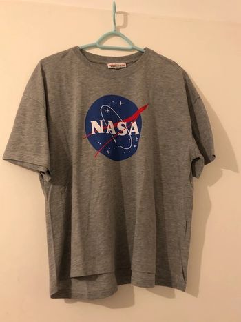 T-shirt NASA – Jennyfer – Gris – Femme – Taille L