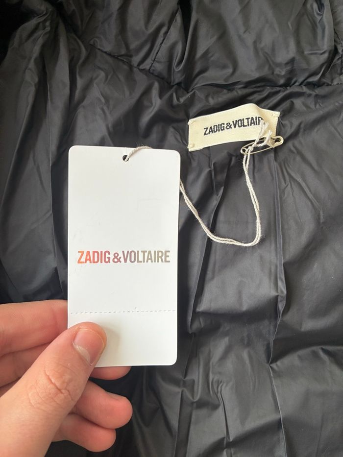 Doudoune Zadig & Voltaire Kell Crinckle Noire - Taille S - Neuve - photo numéro 7