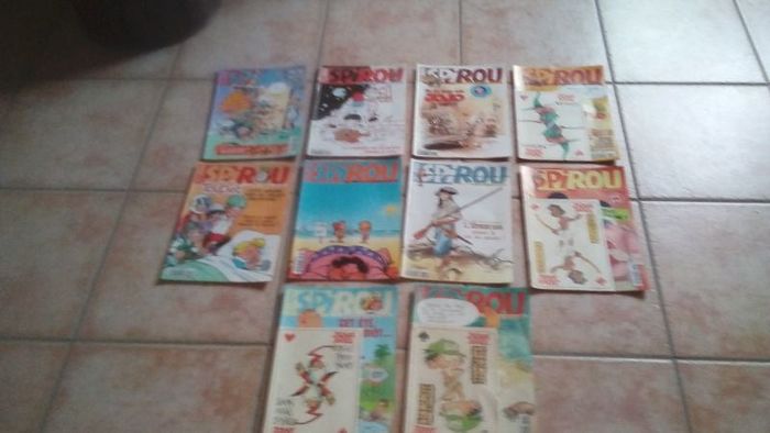 lot de BD Spirou grande quantité