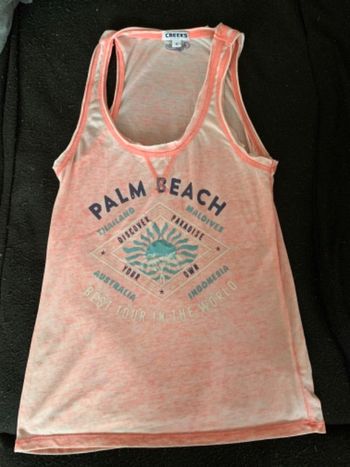 Débardeur rose délavé