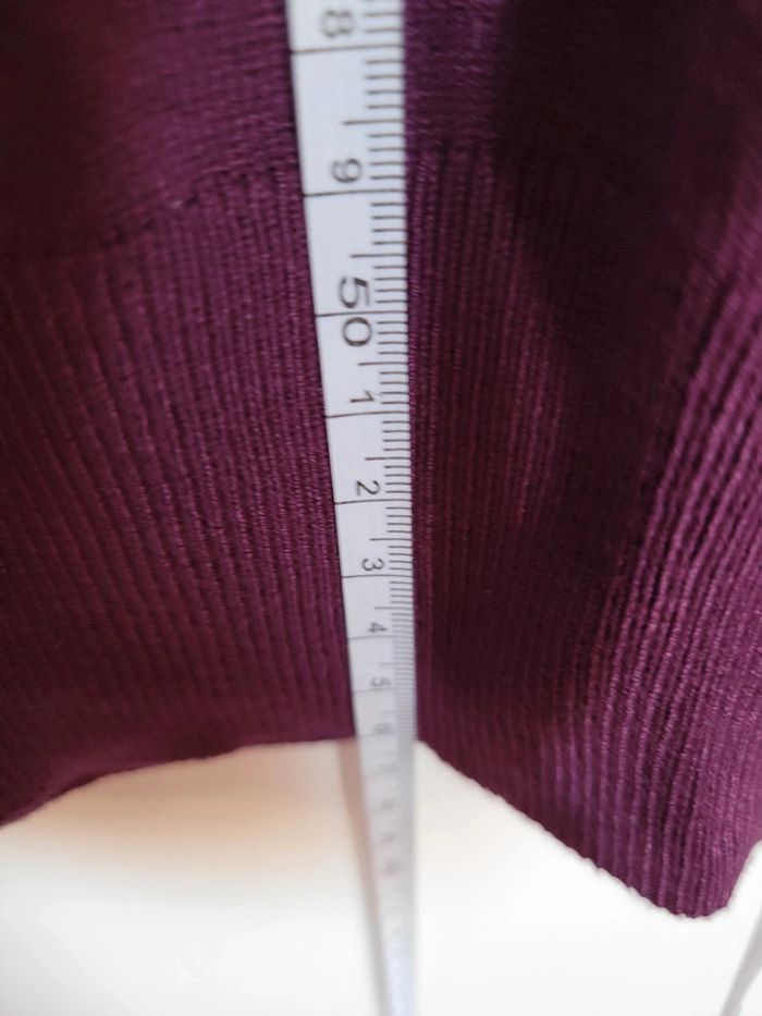 Pull col roulé violet GDM T40 - photo numéro 3