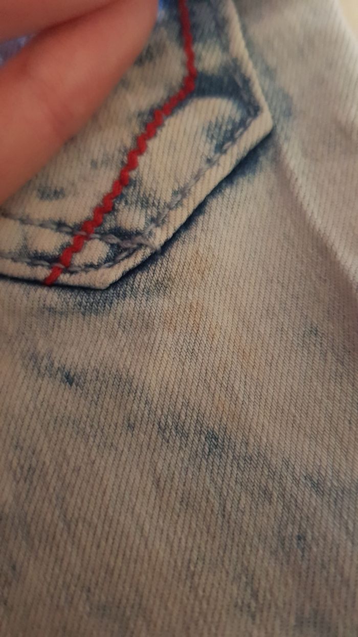 Short bleu ciel délavé - photo numéro 4