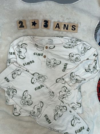 Ensemble roi lion léger 2/3 ans 98cm